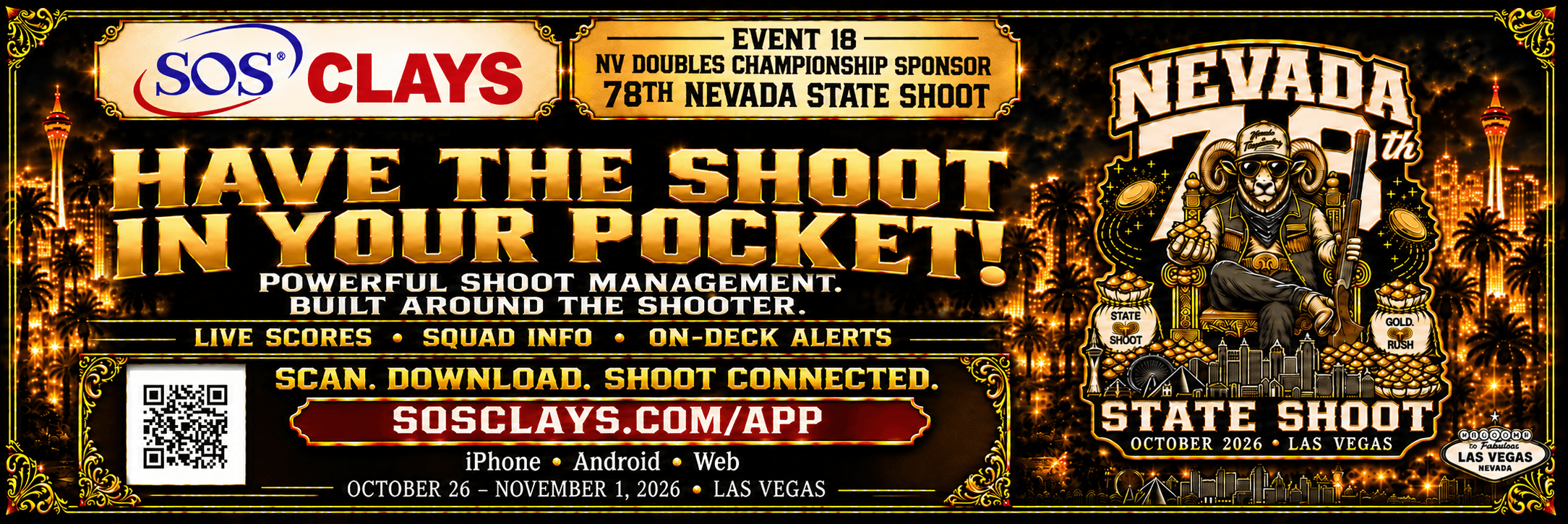 SOS Clays — Championship sponsor of the 78th Nevada State Shoot