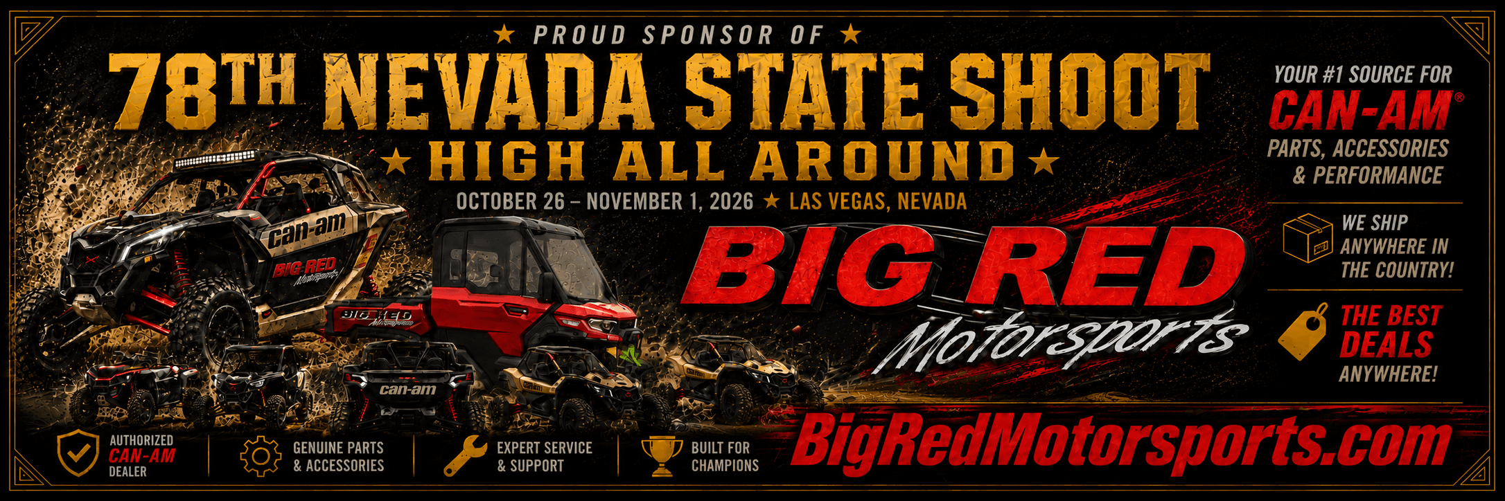 Big Red Motorsports — HOA/HAA sponsor of the 78th Nevada State Shoot