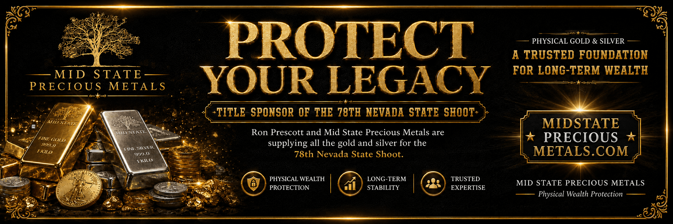 Mid State Precious Metals — Title sponsor of the 78th Nevada State Shoot